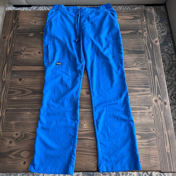 Grey's Anatomy Pants - Grey’s Anatomy Womens S Blue Scrub Pants Drawstring Cargo